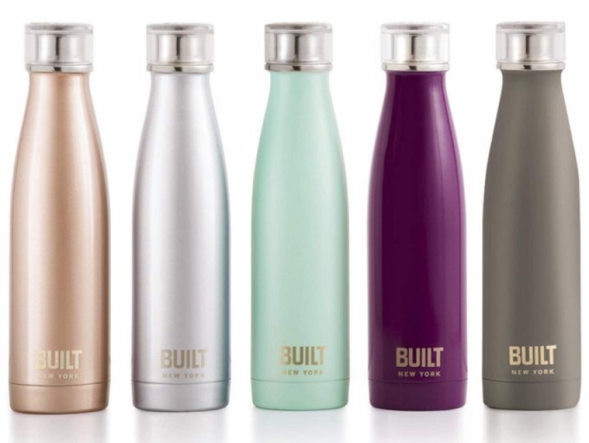 Botellas reutilizables de acero inoxidable para llevar y mantener la temperatura de la bebida